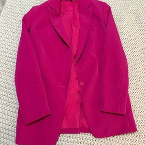 Express Vibrant Pink Blazer